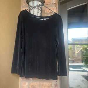 Chico’s Travelers Women's Top- Black L/XL